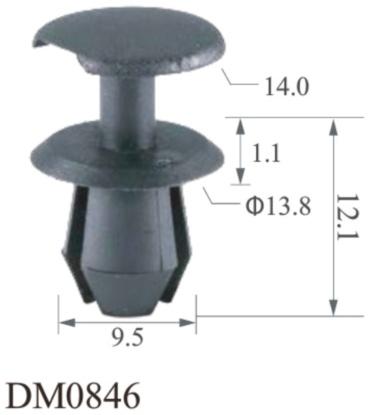 Oshide клипсы DM0846