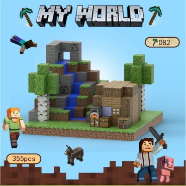 Конструктор Minecraft, Майнкрафт , деталей 355 шт
