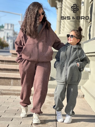 SIS&amp;BRO серый