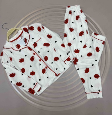 Пижама Dicolor Hello Kitty белый, бордовый