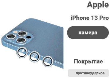 Стекло для Apple iPhone 13 Pro Max отсутствует голубой