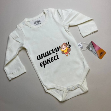 Боди Murat Baby белый, черный