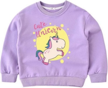 Свитшот Unicorn сиреневый