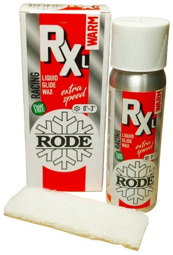 Смазка Rode RXL Warm Racing Liquid Wax для лыж, для сноубордов 80