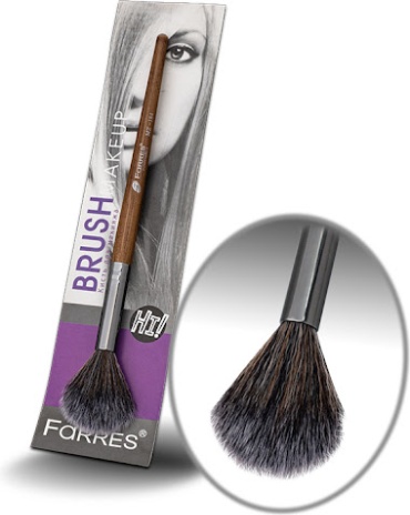 FARRES cosmetics Farres MZ184 кисть для пудры и румяны 1