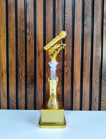 Golden Cup трофей "Микрофон Стойка"