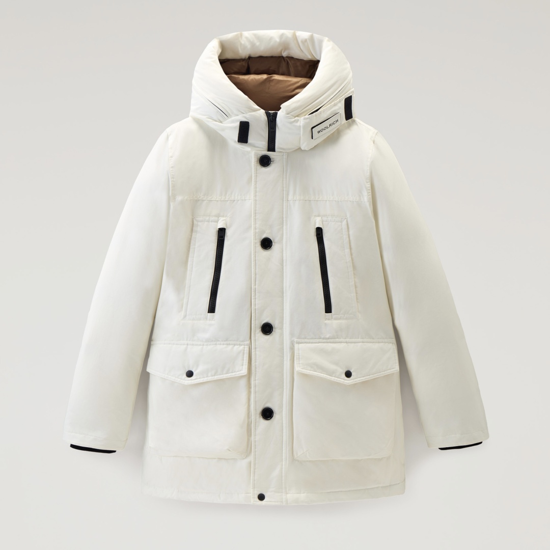 Парка WOOLRICH белый