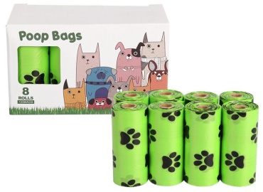 POOP BAGS пакеты для выгула животных зелёный