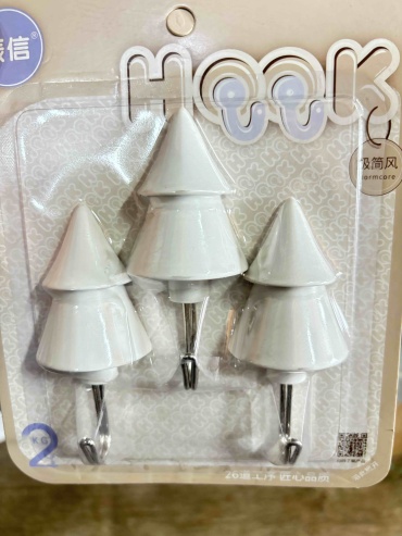 Крючок Ffcot 3 шт, пластик