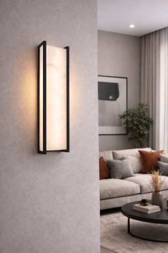 Бра настенный 3D PUZZLE LED, черный