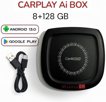 MarrenDi видеоинтерфейс CarPlay Ai BOX 8+128 Gb