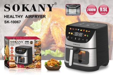 Аэрогриль SOKANY SK-10067 9.5 л черный