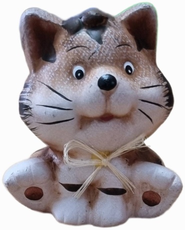 Статуэтка Котёнок 6.5 см, глина