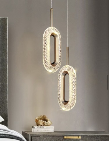 Бра подвесной LED, золотистый