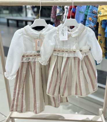 Нарядное платье Babydola коричневый