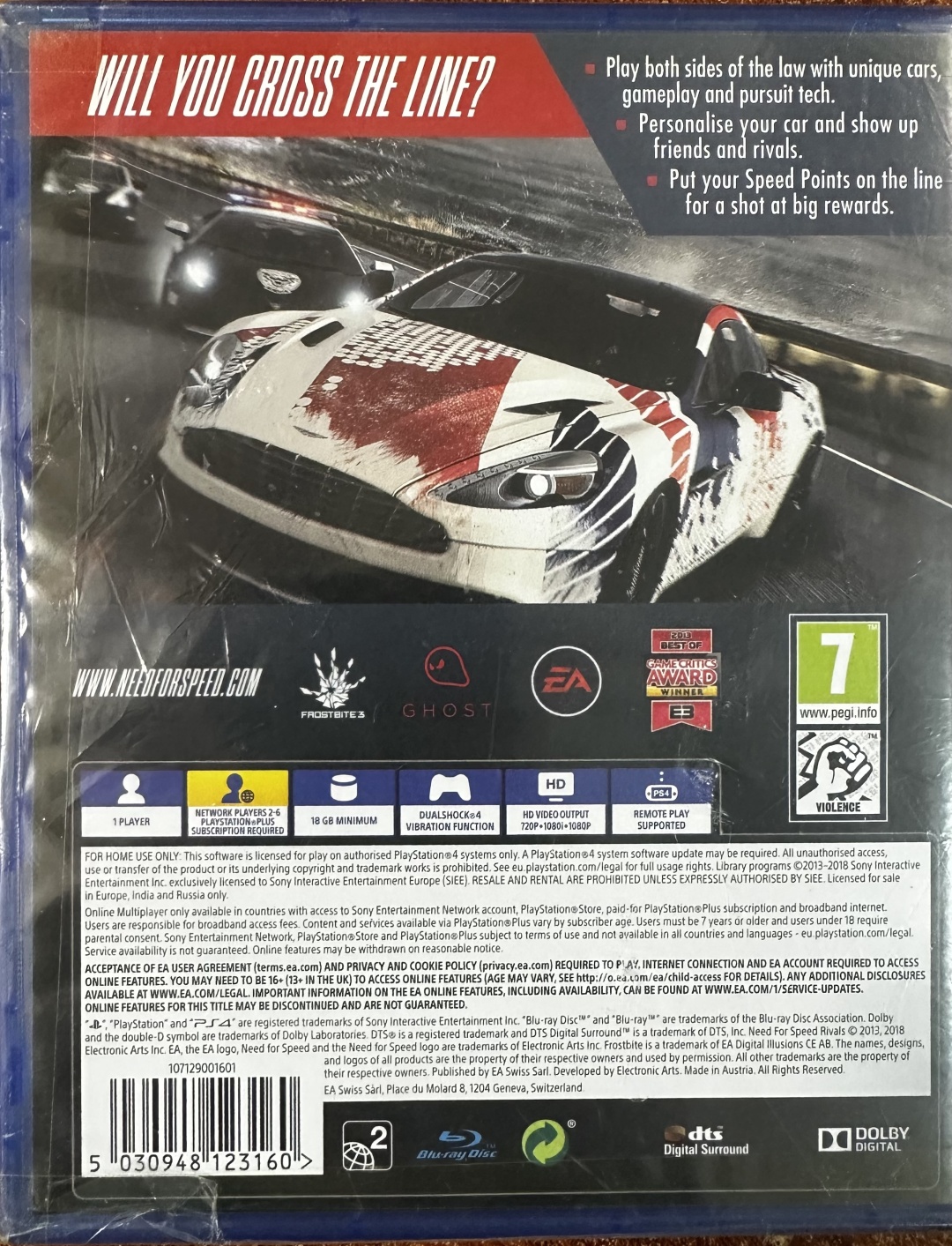 Need For Speed PS4 ENG