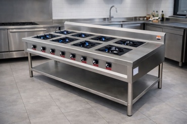 Кухонная плита Foodatlas Газ-8к серый
