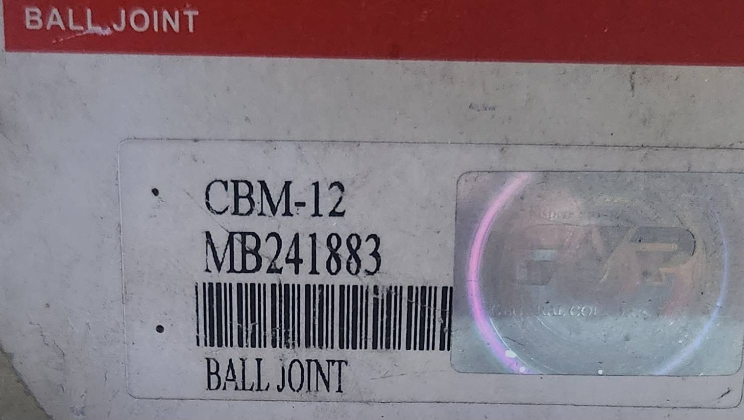 CTR опора шаровая MB241883