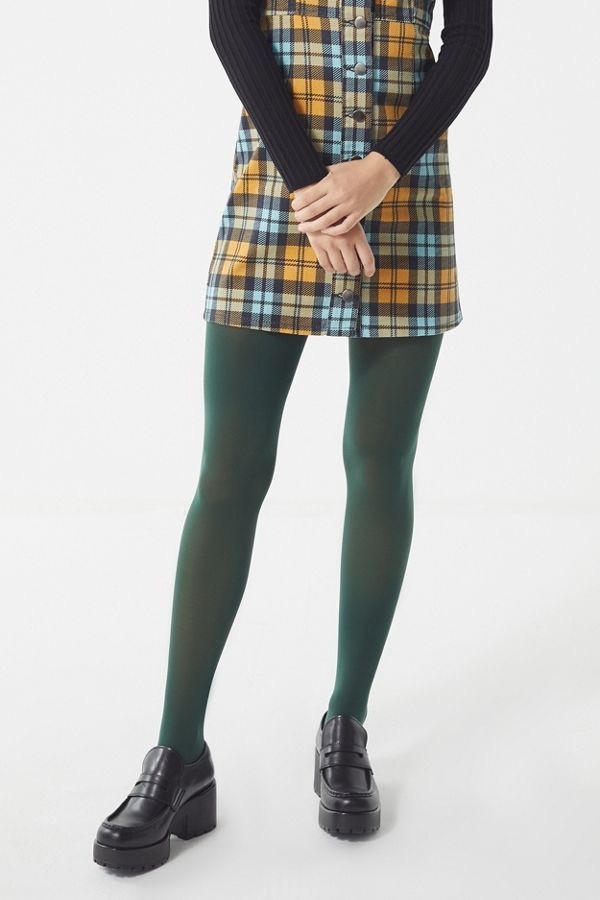 Колготки MinMin velour зеленый