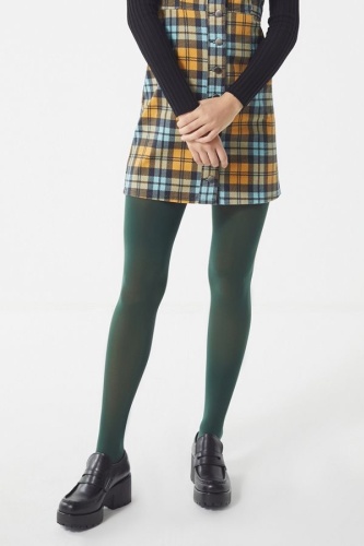 Колготки MinMin velour зеленый