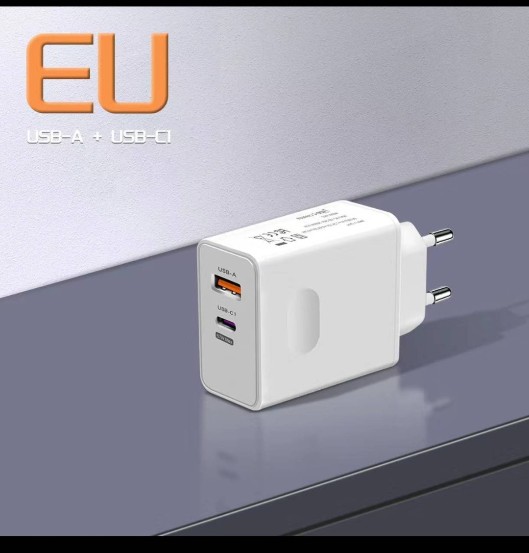 Зарядное устройство EU USB Type-C, USB 67 Вт белый