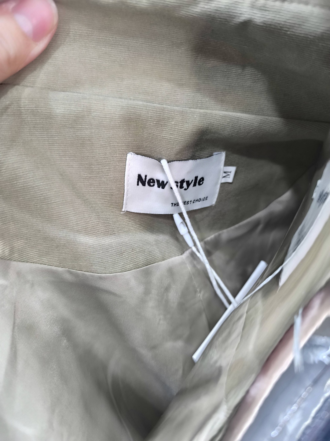 Тренчкот New Style мятный