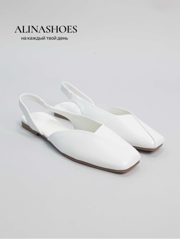 Мюли alinashoes белый