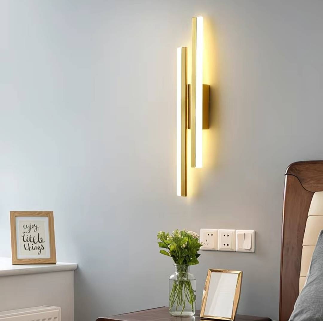 Бра настенный LED, золотистый