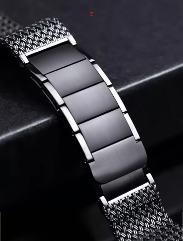 Браслет для Huawei Watch GT 3, Watch GT 2, Watch GT, Watch GT 4, Watch GT 5, Watch GT 5 Pro серебристый