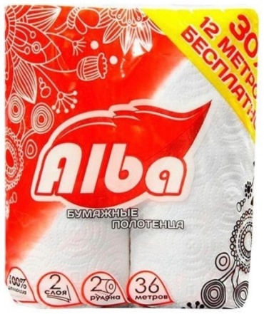 Бумажные полотенца ALBA ALBA 2 шт