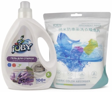 Joby гель Lavanda + Салфетки от окрашивания 3 л