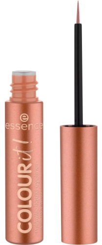 Essence Подводка для глаз с эффектом металлик Colour it! metallic liquid liner подводка золотистый 01 Burnished Bronze