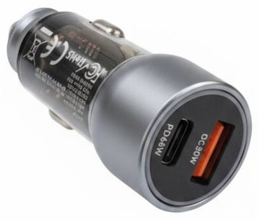 Union K037 USB Type-C, USB 96 Вт серый