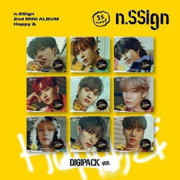 Музыкальный диск KCRUSH N.SSIGN - HAPPY &amp; 2nd Mini Album DIGIPACK RANDOM Version