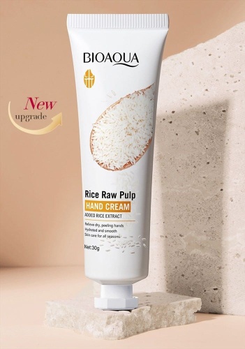 Bioaqua Hand cream rice raw pulp крем для рук 30 г