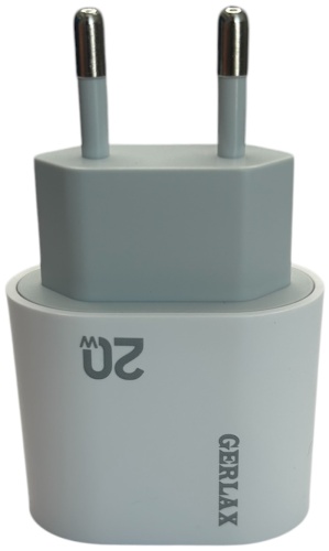 Зарядное устройство GERLAX A15 USB Type-C белый