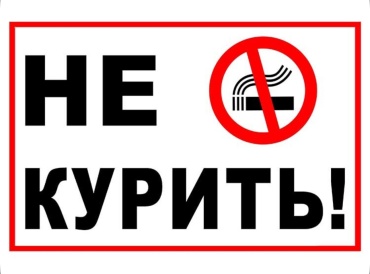 Табличка Не курить 50x33 см