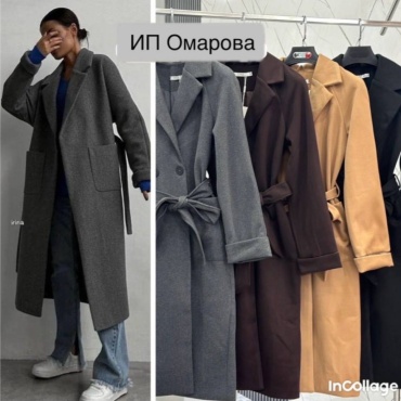 Пальто KOKI FASHION серый