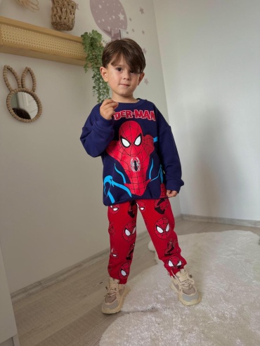 Комплект Jeliboom Spider-Man красный, темно-синий