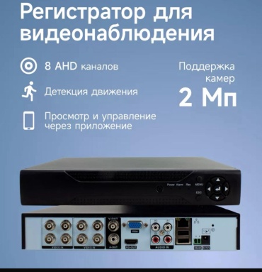 Видеорегистратор LIDERMAXI DVR (аналоговый) AHD 8K 2MP