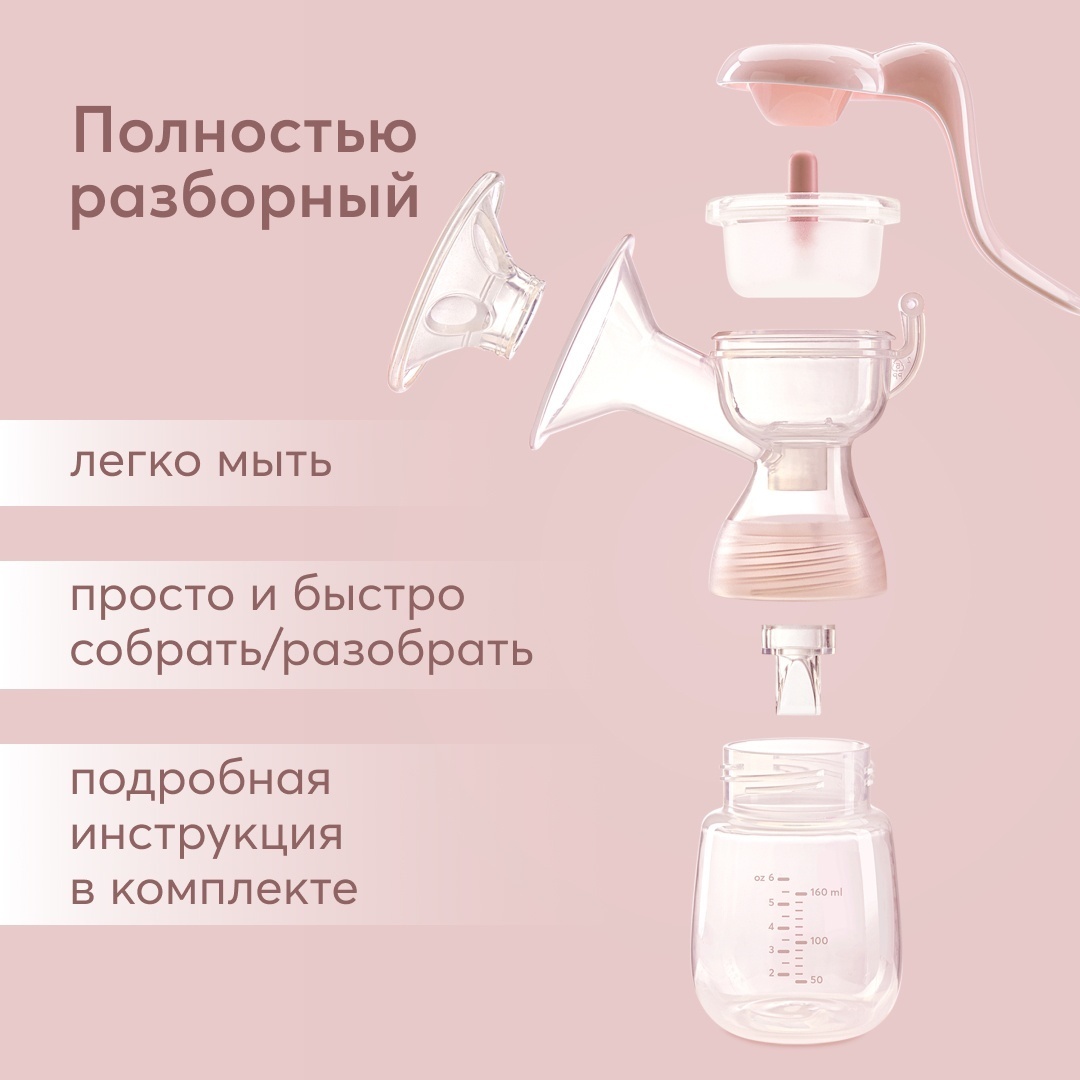 Молокоотсос ручной Happy baby 22006