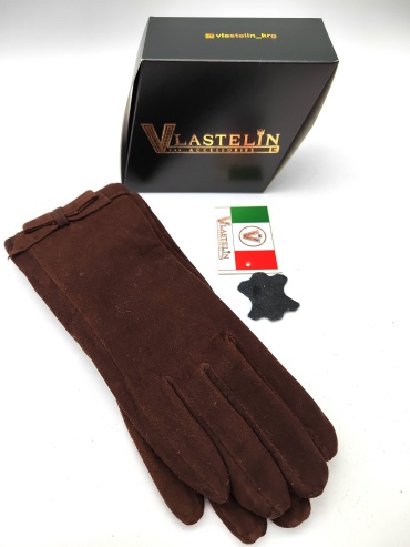 Перчатки Vlastelin размер 7 коричневый