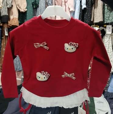 Блузка Hello Kitty Hello Kitty белый, красный