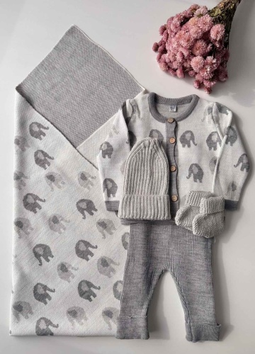 Комплект Baby Time серый