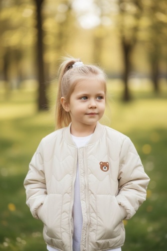 Бомбер Kids Moda бежевый