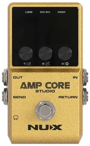 Педаль Nux Amp Core Studio NCA-1 желтый
