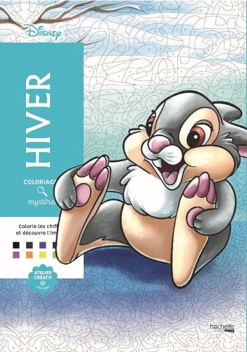 Hachette Coloriages mystères Disney:Hiver