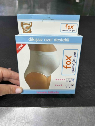 Брифы FOX черный, белый