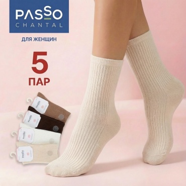 Носки Passo chantal 5 пар мультиколор 35-39