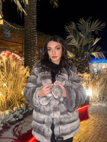 Шуба LILYY мультиколор